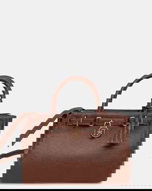 Tommy Hilfiger tote bag pentru femei, din piele