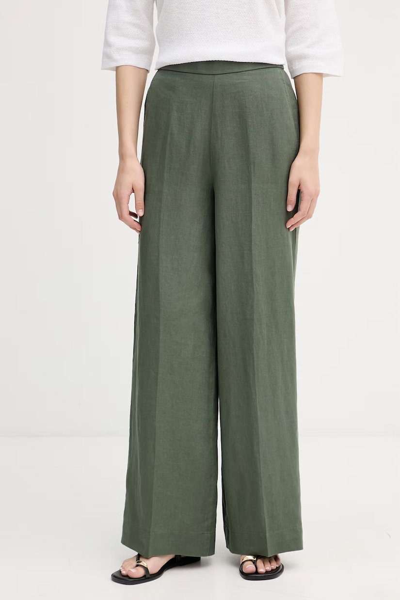 United Colors of Benetton pantaloni de damă din in