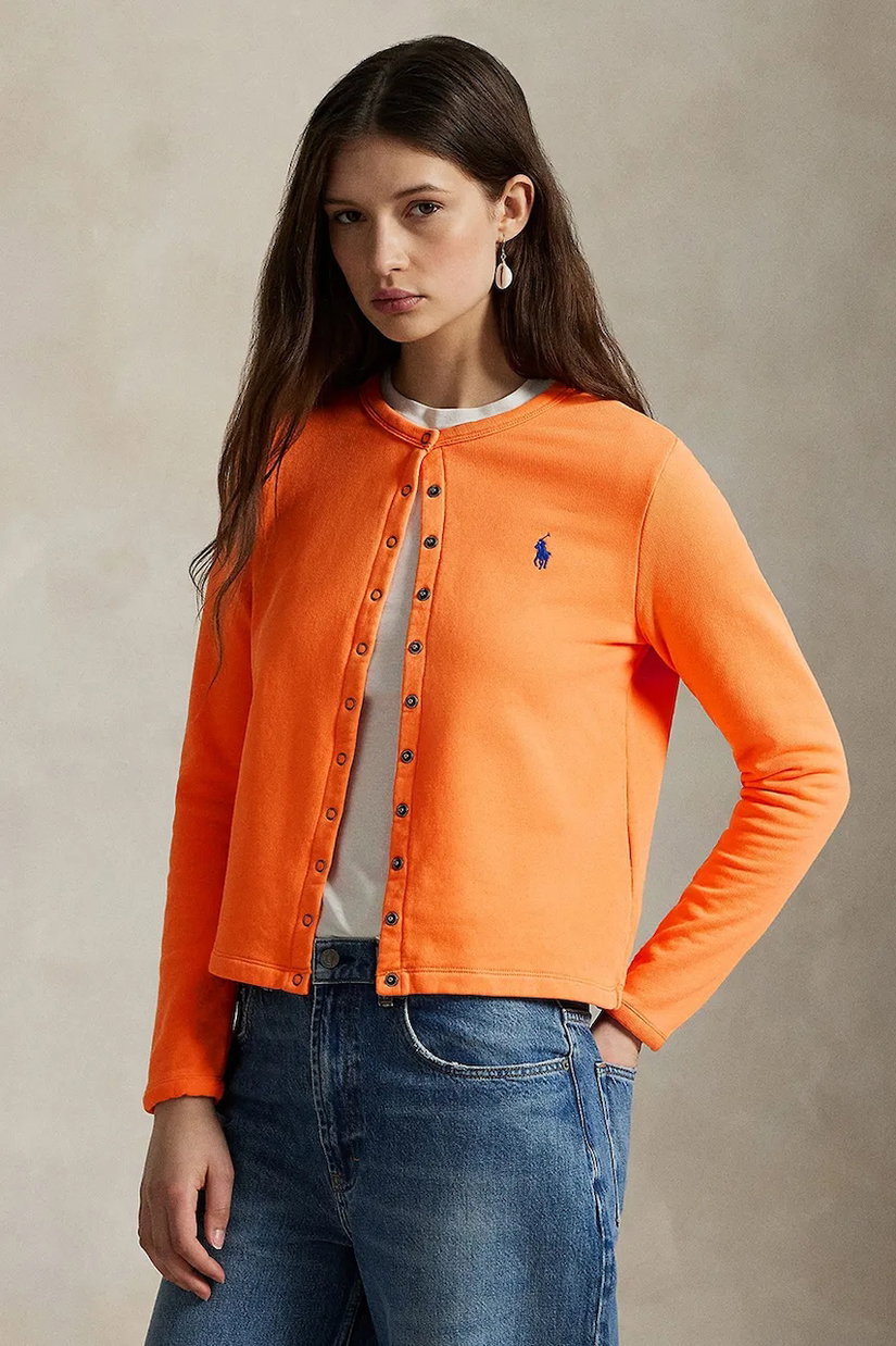 Polo Ralph Lauren cardigan pentru femei, cu bumbac