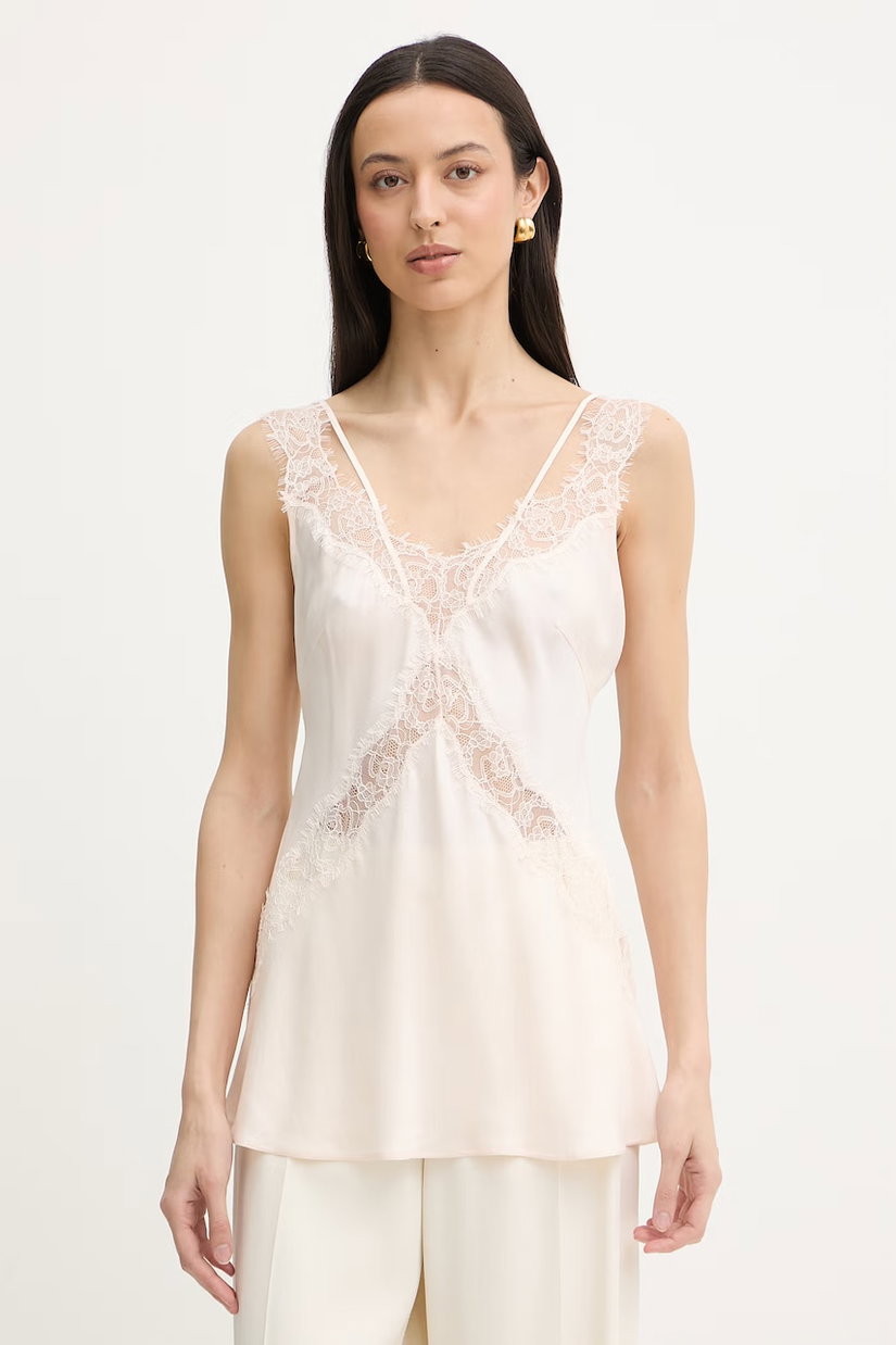 Pinko bluză cu bretele pentru femei, cu vâscoză