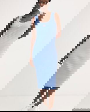 Calvin Klein Jeans rochie din bumbac cu elastan