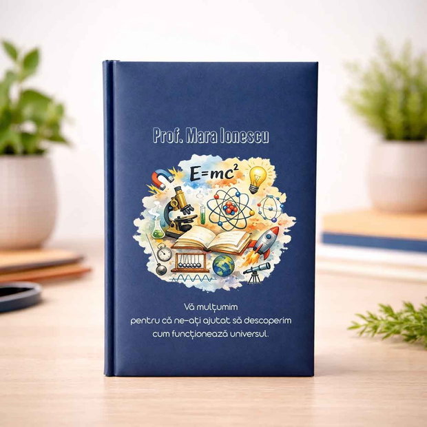 Agendă Personalizată Cadou pentru Profesoara de Fizică