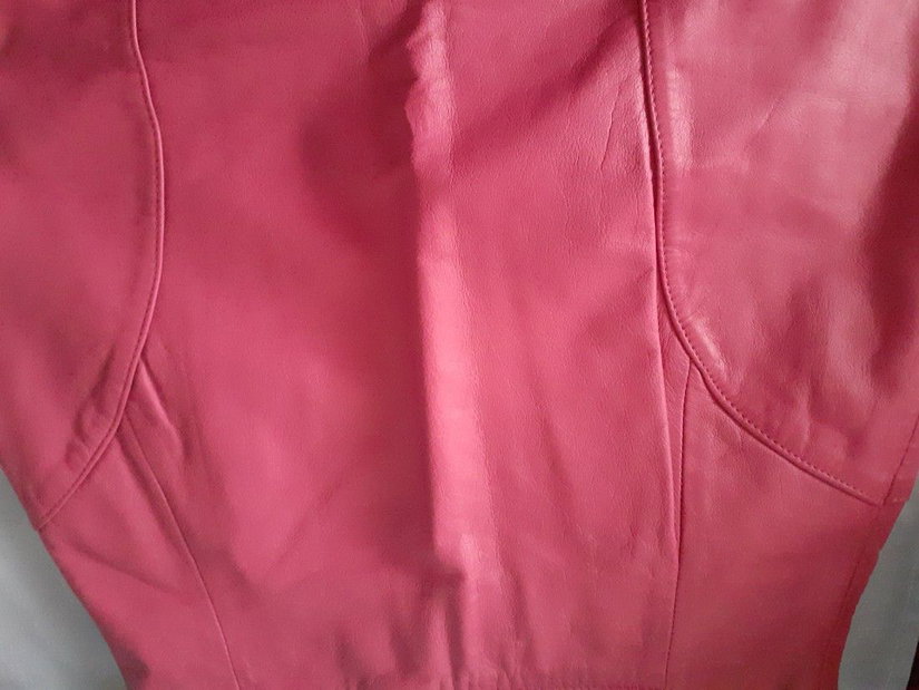 FUSTA DE PIELE ROZ INCHIS