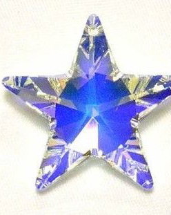 Pandantiv Swarovski - stea 28 mm (6714-01AB)
