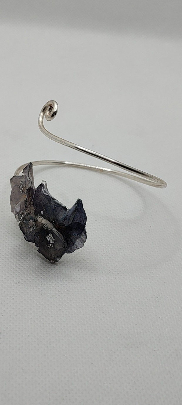 Bratara unicat, bratara reglabila, bratara cu hortensii albastre