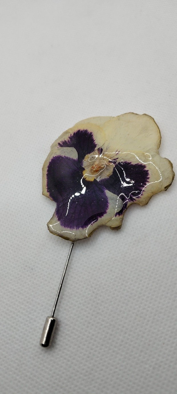 Brasa unicat,brosa floare naturala, brosa panseluta