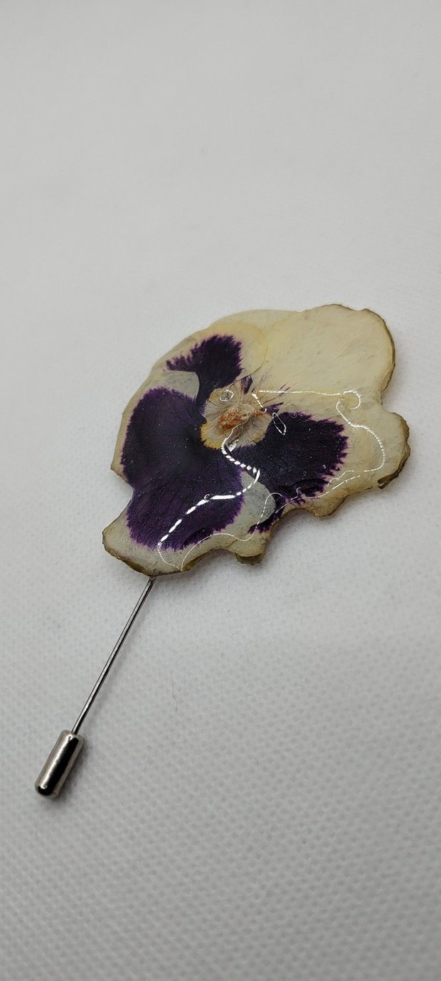 Brasa unicat,brosa floare naturala, brosa panseluta