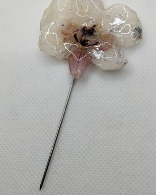Brosa unicat , brosa floare naturala, brosa orhidee