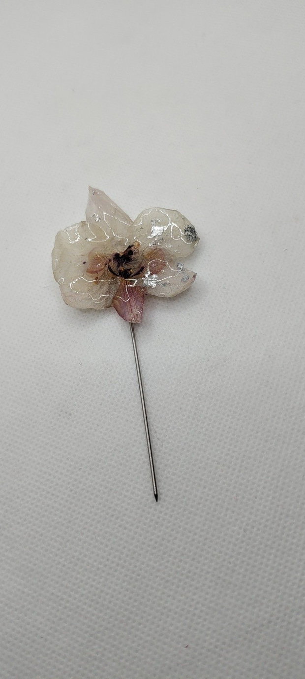 Brosa unicat , brosa floare naturala, brosa orhidee