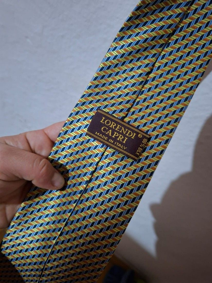Cravata vintage matase naturala Lorendi Capri