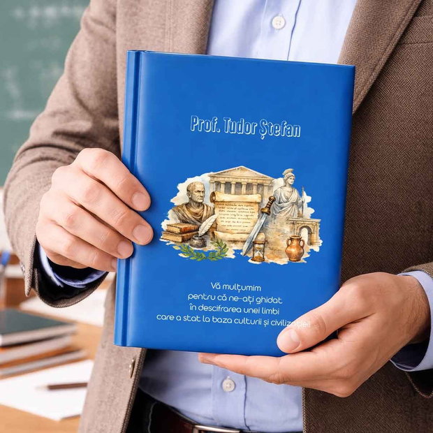 Agendă Personalizată Cadou pentru Profesorul de Latină