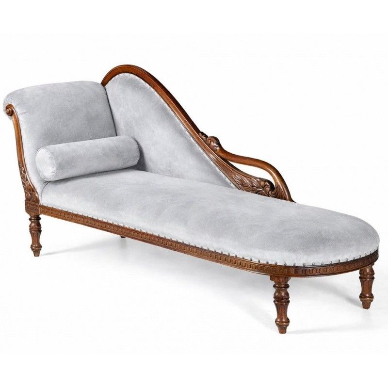 Sofa Empire din lemn mahon cu capete de lebede si tapiterie din matase