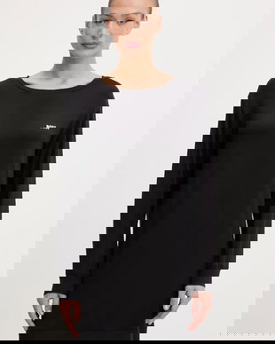 BOSS cămașă de noapte pentru femei, din vâscoză Element Nightie LS