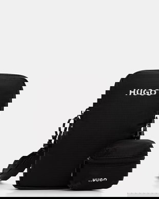 HUGO borsetă impermeabilă de pentru bărbați EVERETT PHONE HOLDER