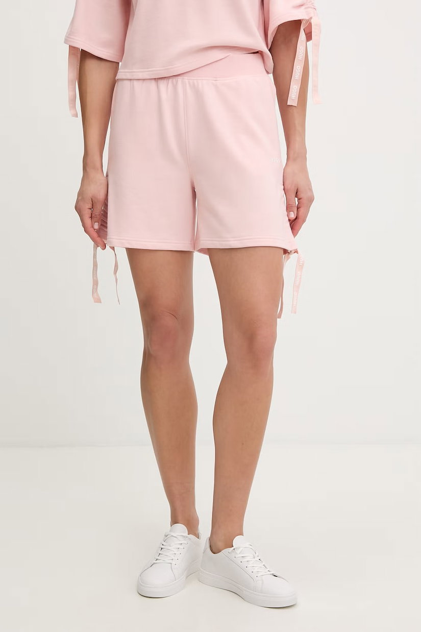 HUGO pantaloni scurți de loungewear pentru femei CASUAL_Shorts