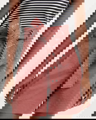 BOSS Orange pantaloni scurți pentru femei, din bumbac cu elastan C Tulina-D