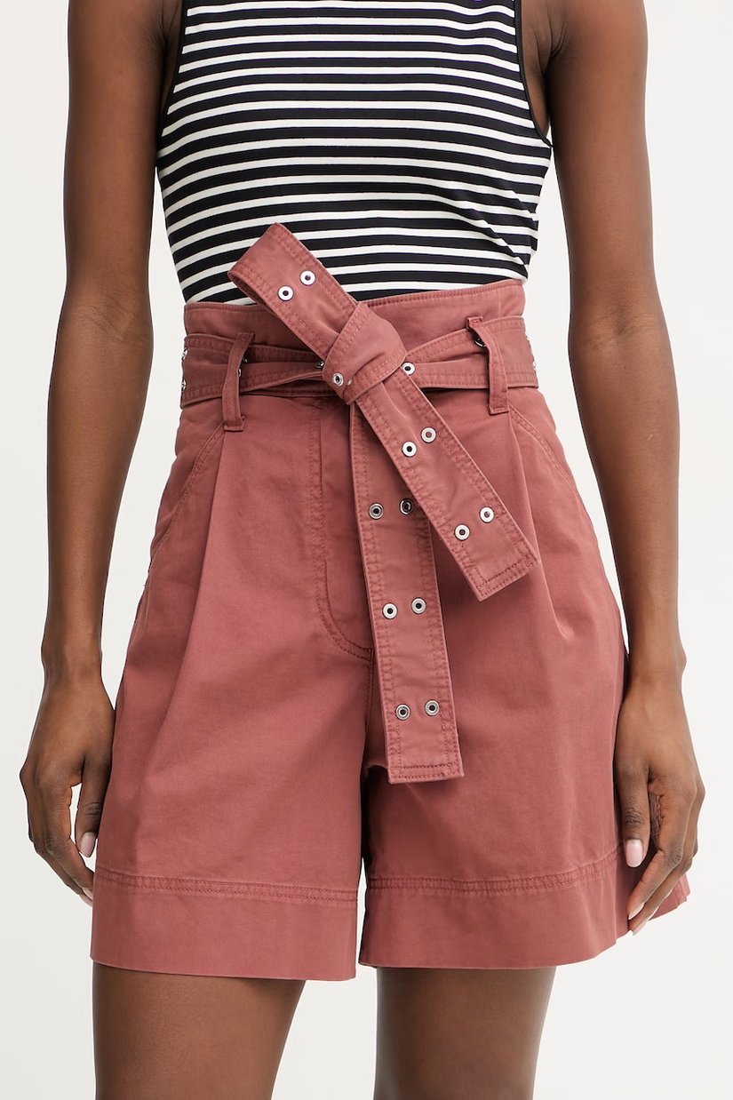 BOSS Orange pantaloni scurți pentru femei, din bumbac cu elastan C Tulina-D