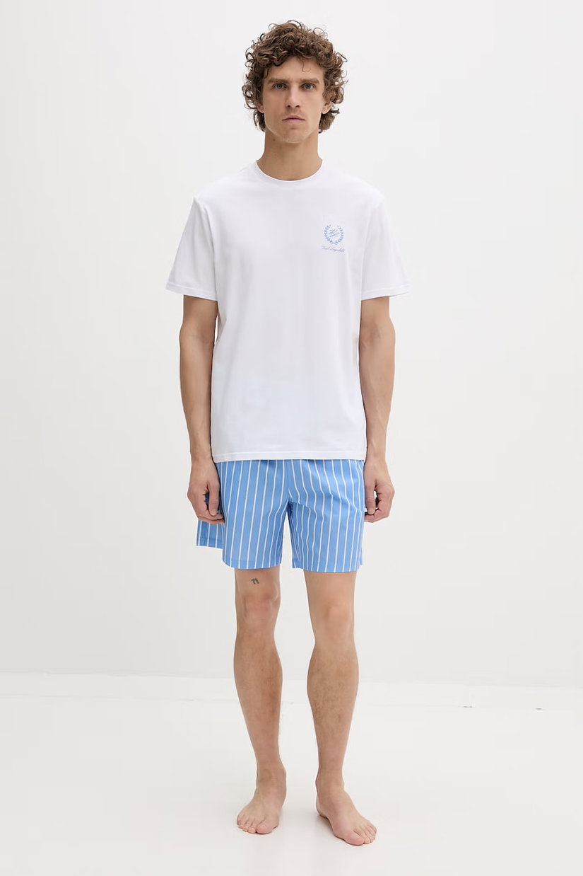 Karl Lagerfeld pijama din două piese pentru bărbați, din bumbac