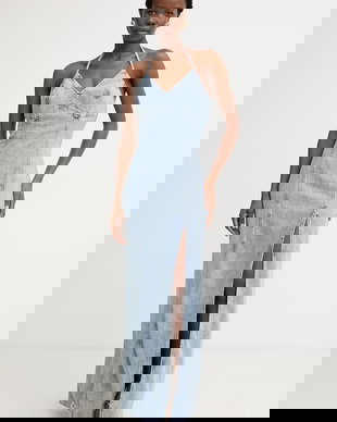 Guess rochie de vară denim JAMELIA