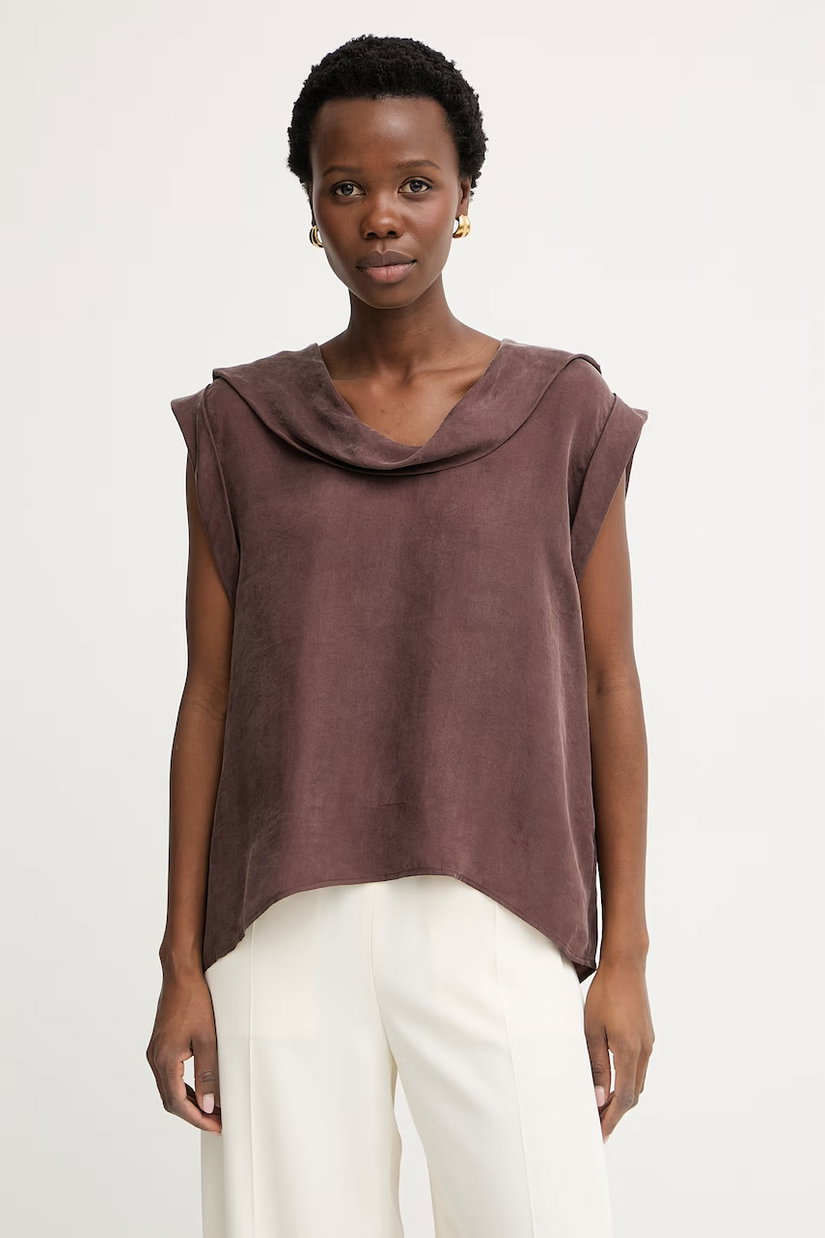 BOSS bluză pentru femei, din lyocell Bremmi