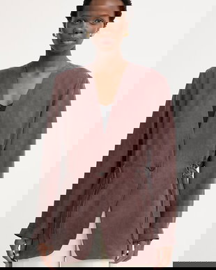 BOSS sacou cu un singur rând de nasturi pentru femei, din lyocell JASIANATI