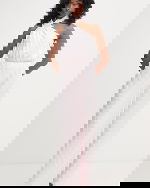 BOSS salopetă asimetrică pentru femei, din vâscoză Descarla