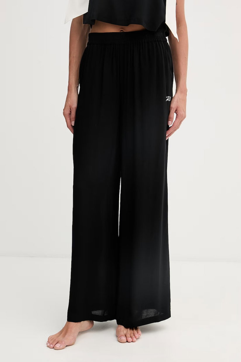 Karl Lagerfeld pantaloni pentru femei, cu vâscoză