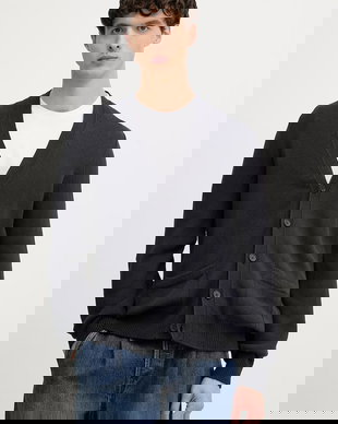 BOSS cardigan pentru bărbați, cu bumbac BOSS X DAVID BECKHAM