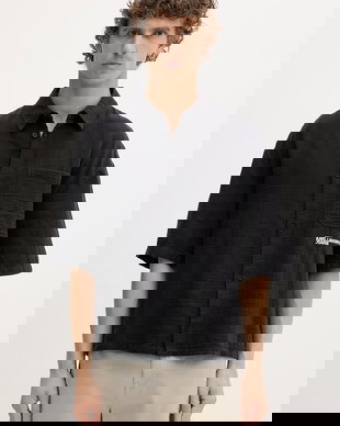 Karl Lagerfeld Jeans cămașă pentru bărbați, din bumbac