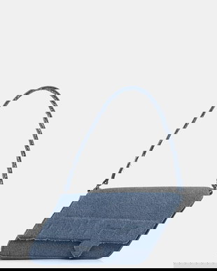 HUGO Blue geantă pentru femei, din denim Ulani D_Shoulder Bag