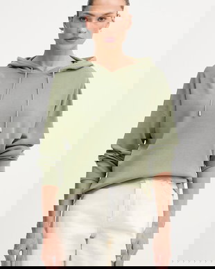 United Colors of Benetton hanorac cu glugă pentru femei,cu vâscoză