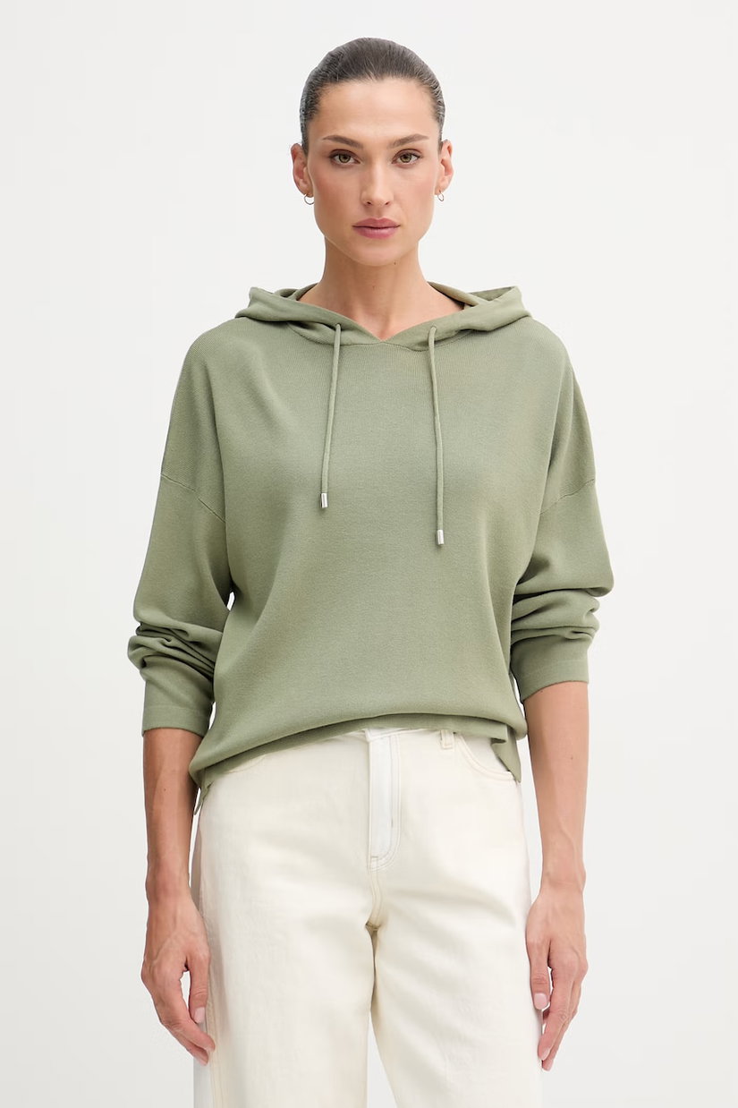 United Colors of Benetton hanorac cu glugă pentru femei,cu vâscoză