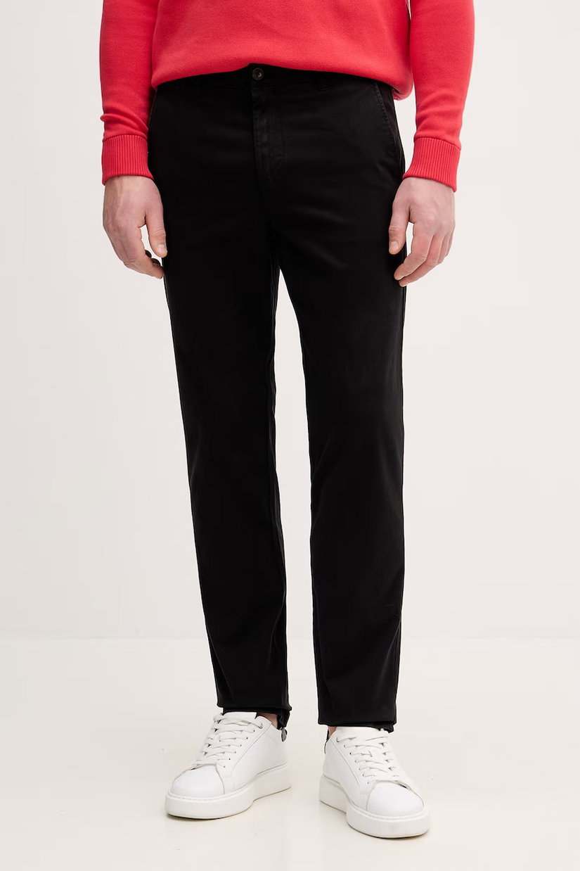 United Colors of Benetton pantaloni chinos bărbați din bumbac cu elastan