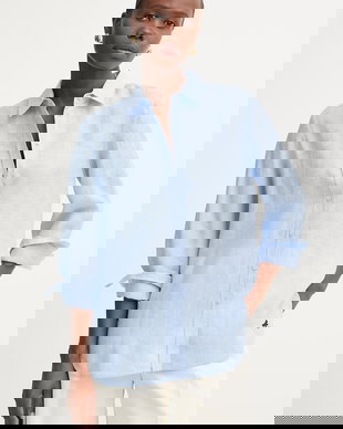 Weekend Max Mara cămașă pentru femei, din in WERNER