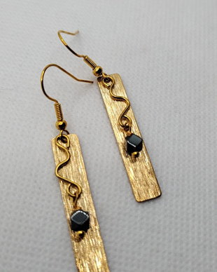 Cercei unicat, cercei handmade, cercei alama, cercei cu hematite