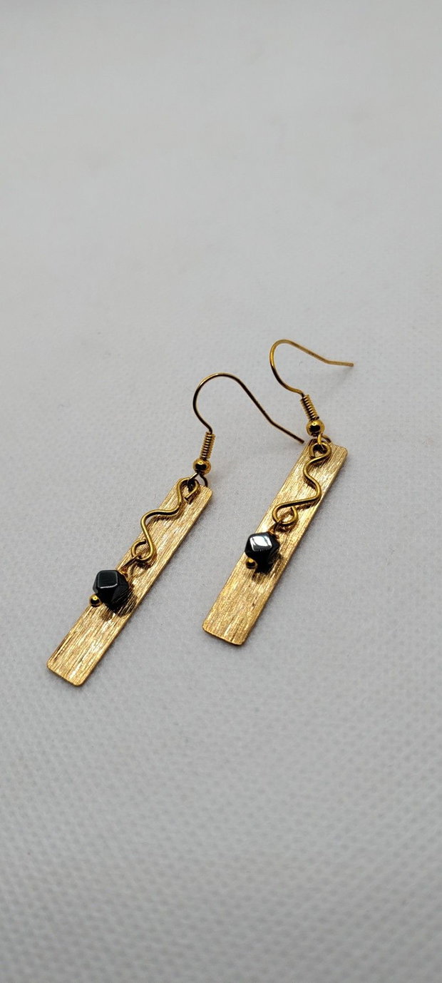 Cercei unicat, cercei handmade, cercei alama, cercei cu hematite