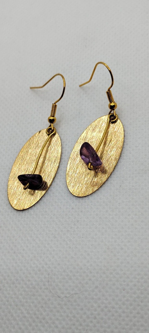Cercei unicat, cercei handmade, cercei cu cristale naturale.