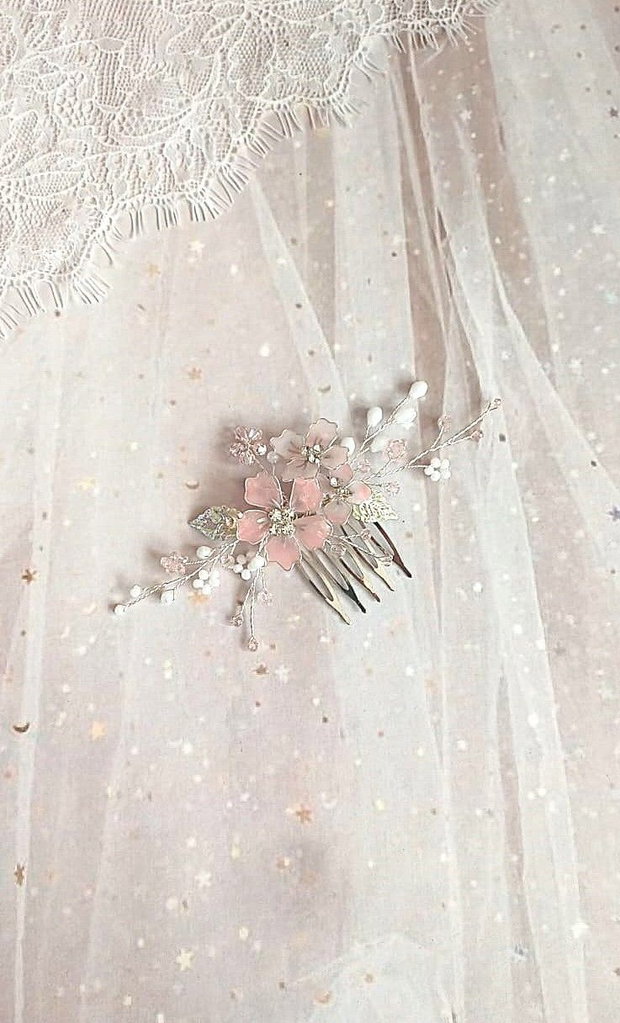 Mon Chery - Pieptan mireasa floral