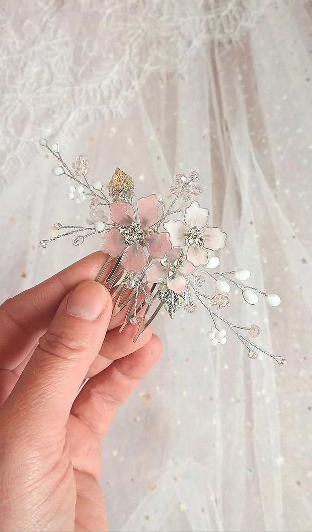 Mon Chery - Pieptan mireasa floral