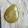 Cabochon opal verde, 34x25 mm