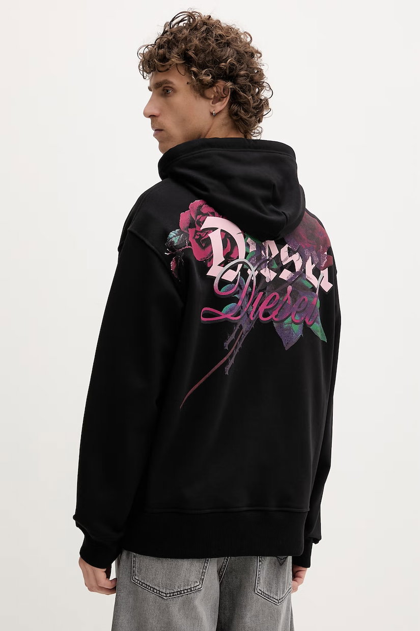 Diesel hanorac cu glugă pentru bărbați, din bumbac S-MACS-HOOD-V1