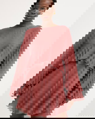 BOSS Orange rochie cu o bluză, cu vâscoză C Dleja