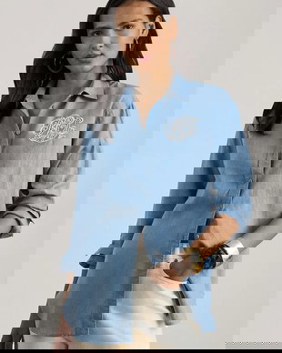 Lauren Ralph Lauren cămașă de in pentru femei