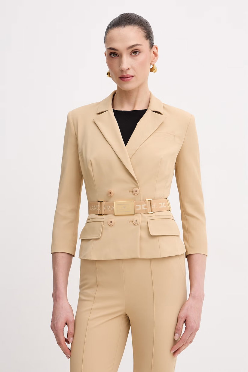 Elisabetta Franchi sacou cu două rânduri de nasturi de damă