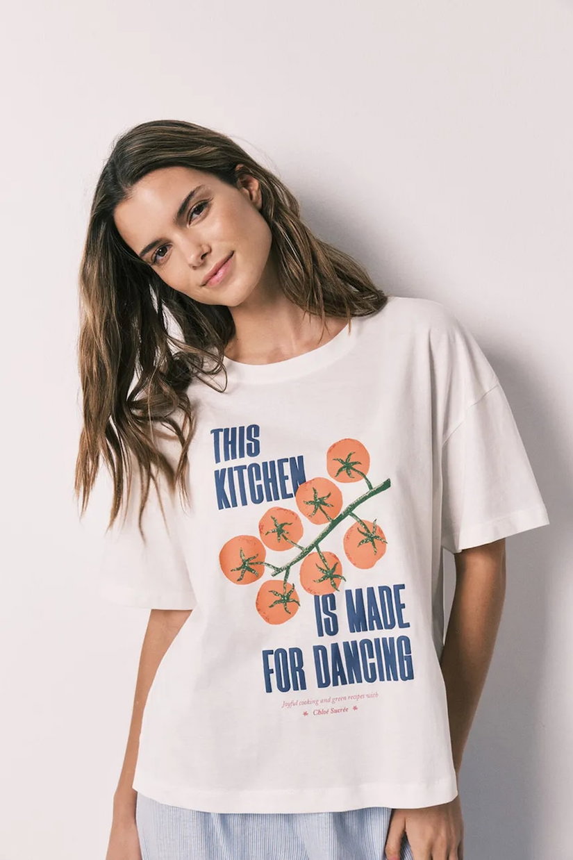 Women'secret tricou de pijama pentru femei, din bumbac