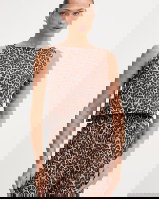 Paramidonna top pentru femei, din in