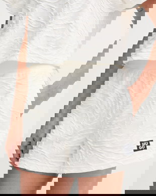 HUGO pantaloni scurți pentru femei, cu bumbac ZEB_short