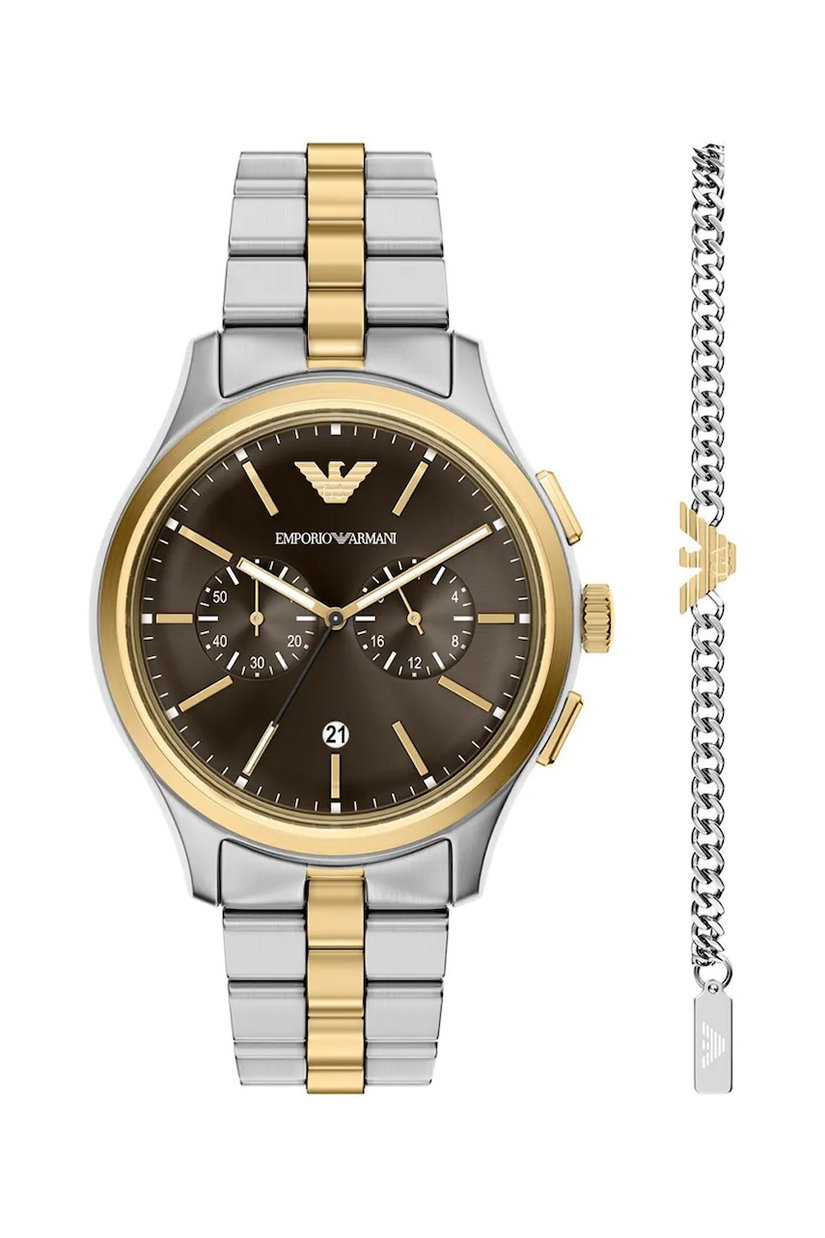Emporio Armani set ceas și brățară pentru bărbați Dario