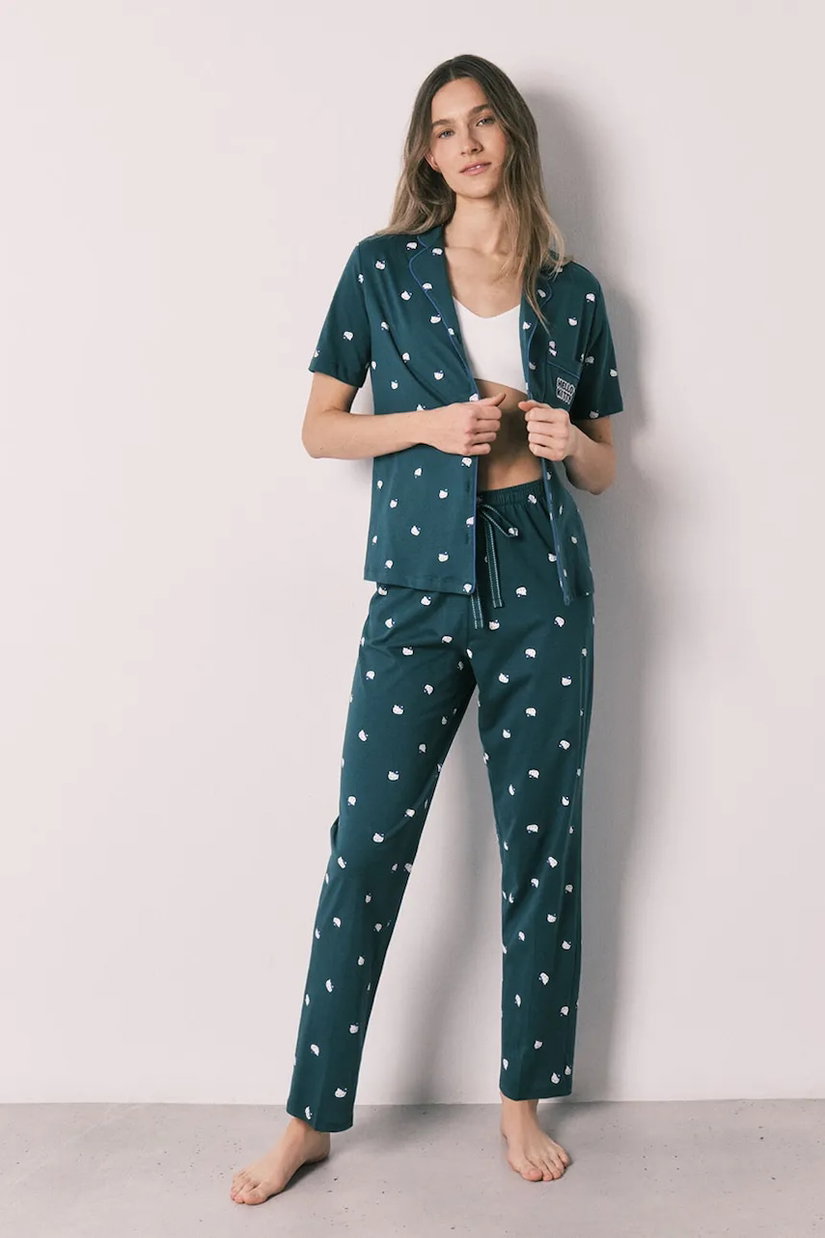 women'secret compleu loungewear pentru femei, din bumbac