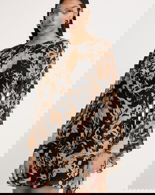 Simona Corsellini rochie cu vâscoză